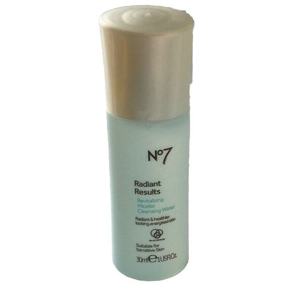 No7 Beautiful Skin Micellar Cleansing Water 1.0 oz Fl Oz Travel Size Toner No 7 - Picture 1 of 2